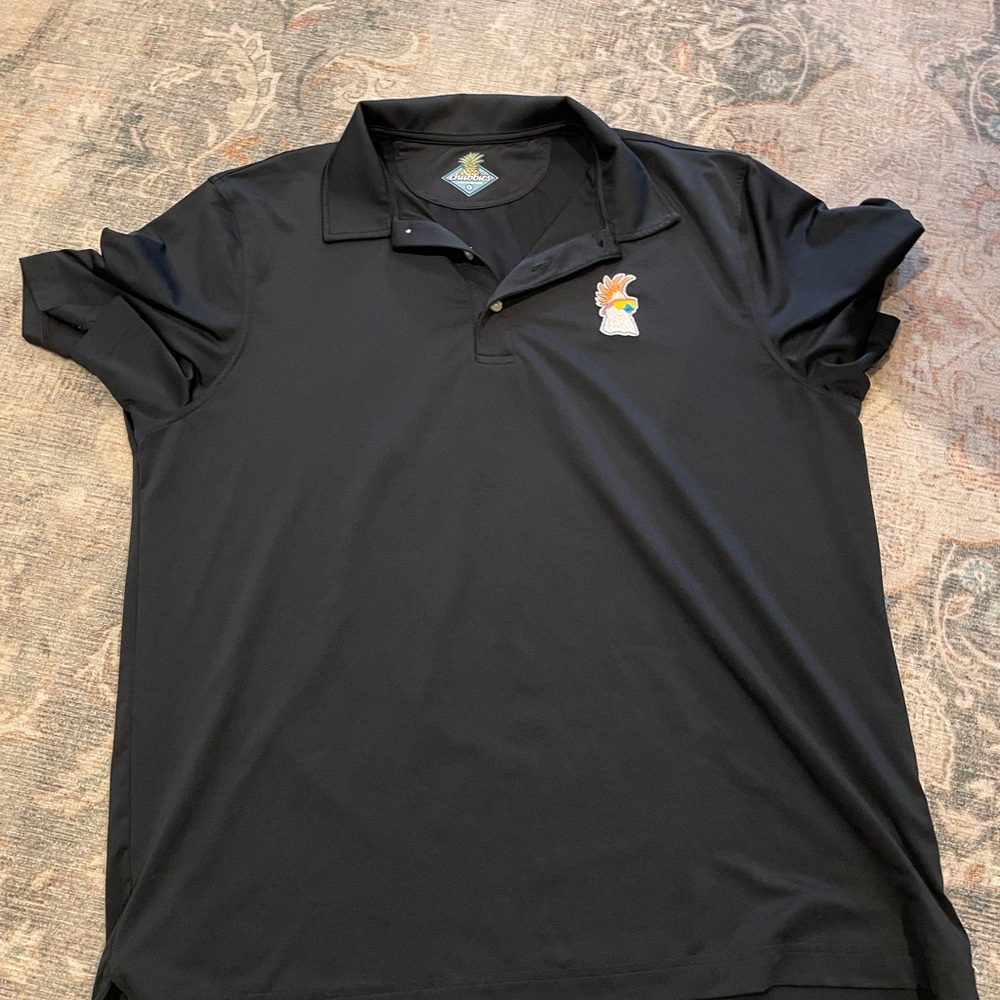 Chubbies Men's Black Polo Shirt